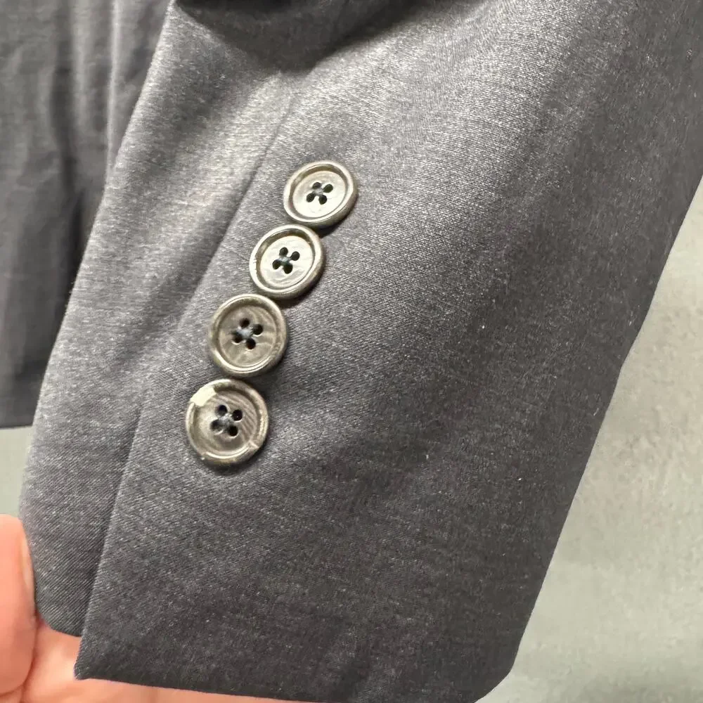 Brooks Brothers Blazer Mens 46 R Black‎ Explorer Regent Fit Coastal Wool